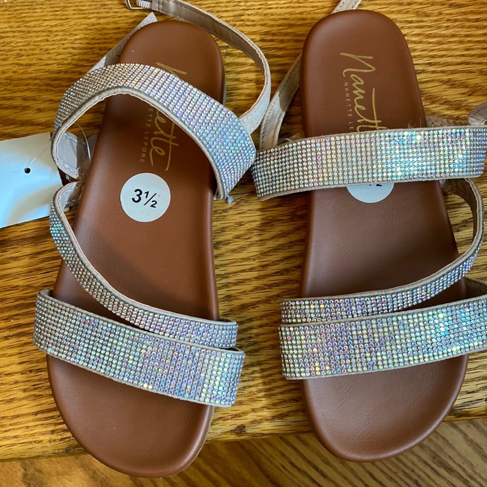 Girls Sparkly Sandals